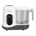 Lionelo - Höyrykeitin 5-in-1 BABYMENU 110W/230V valkoinen/harmaa