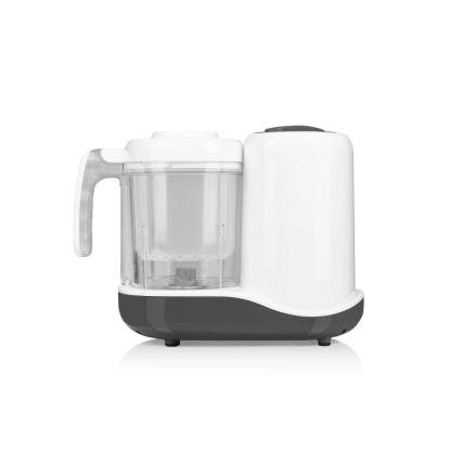 Lionelo - Höyrykeitin 5-in-1 BABYMENU 110W/230V valkoinen/harmaa