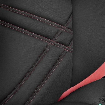 Lionelo - HUGO i-Size turvaistuin 100-150 cm musta/vaaleanpunainen