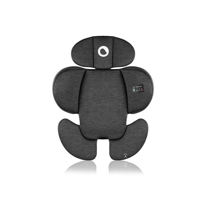 Lionelo - Turvaistuin kääntyvällä jalustalla NAVY i-Size 40-150 cm musta/vaaleanpunainen