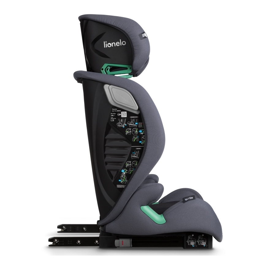 Lionelo - IGO i-Size turvaistuin 100-150 cm grafiitinharmaa