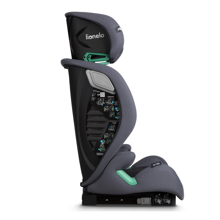 Lionelo - IGO i-Size turvaistuin 100-150 cm grafiitinharmaa