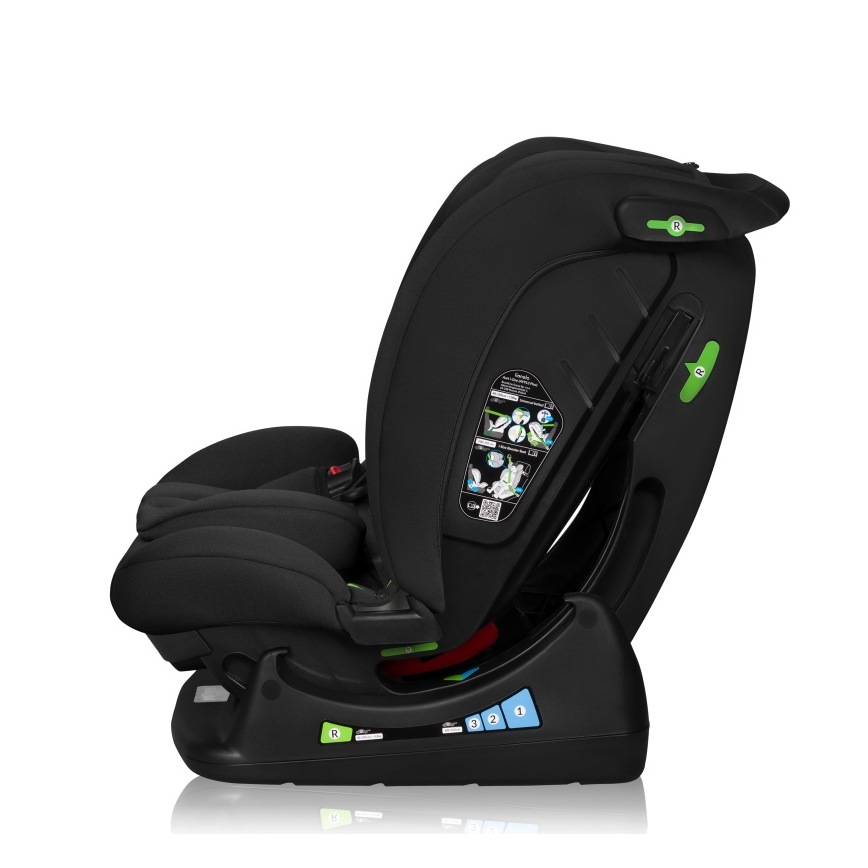 Lionelo - IZZY i-Size turvaistuin 40-150 cm Black Carbon