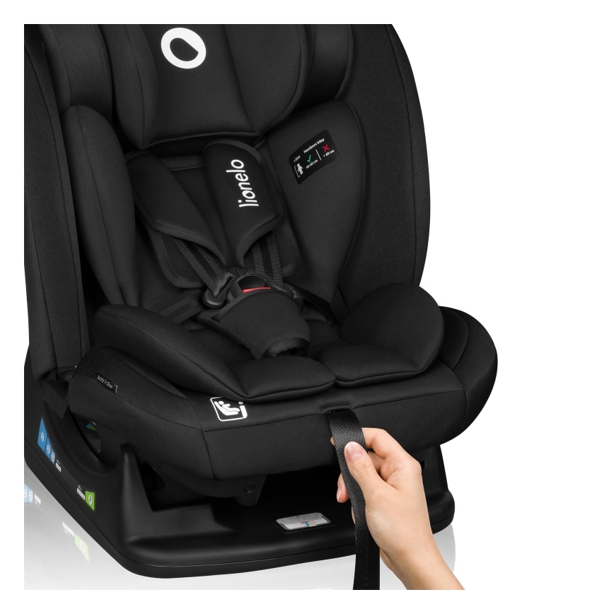 Lionelo - IZZY i-Size turvaistuin 40-150 cm Black Carbon
