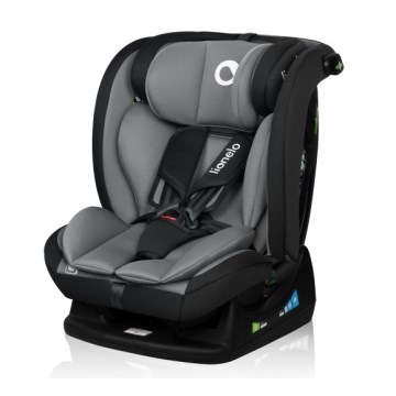 Lionelo - IZZY i-Size turvaistuin 40-150 cm musta/harmaa