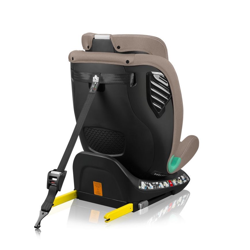 Lionelo - Kääntyvä auton turvaistuin jalustalla BASTIAAN ONE i-Size 40-150 cm hiekansävyinen beige