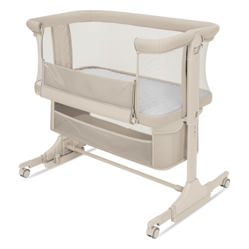 Lionelo - JODIE 3-in-1-vauvansänky, beige/kerma