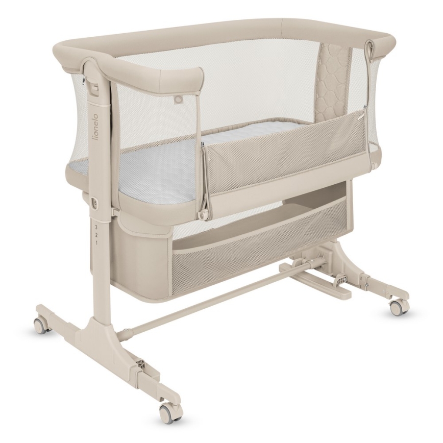 Lionelo - JODIE 3-in-1-vauvansänky, beige/kerma