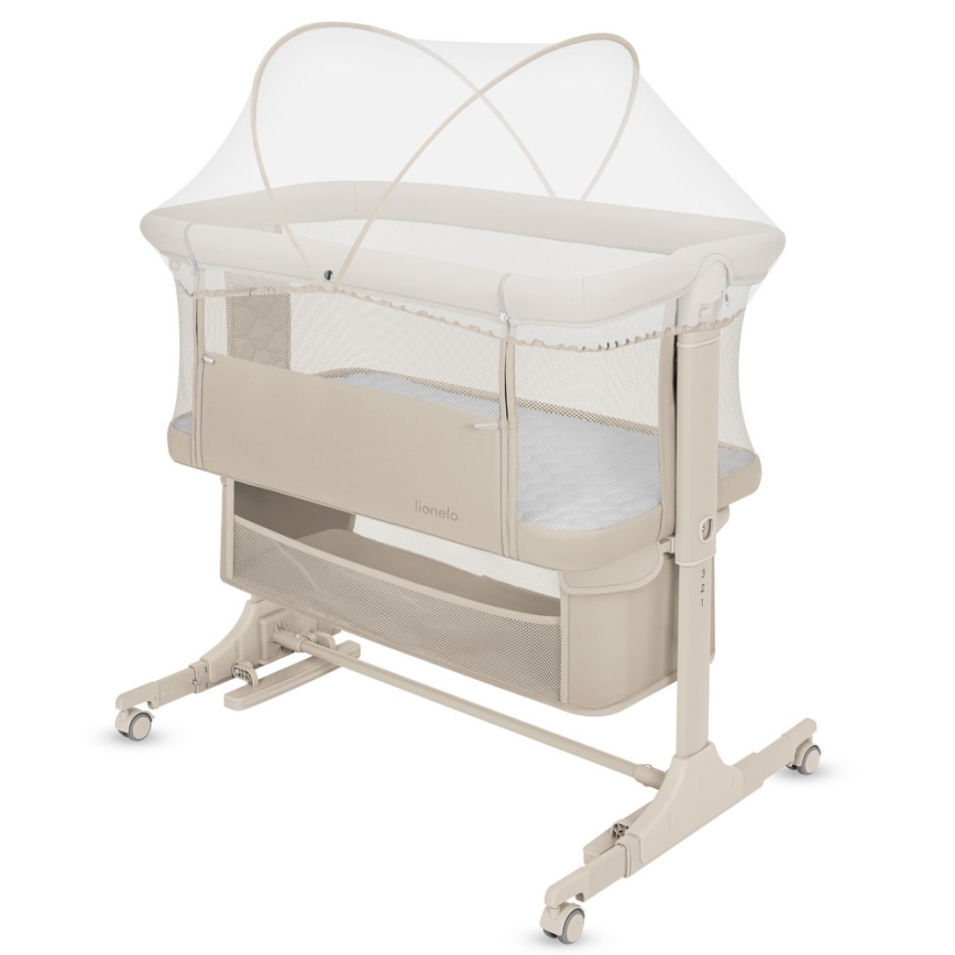 Lionelo - JODIE 3-in-1-vauvansänky, beige/kerma