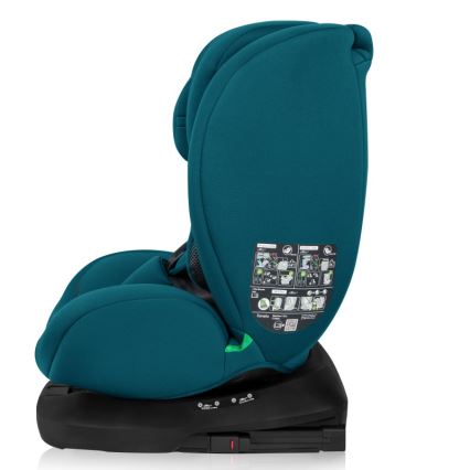 Lionelo - Käännettävä turvaistuin jalustalla BASTIAAN i-Size 40-150 cm indigosininen