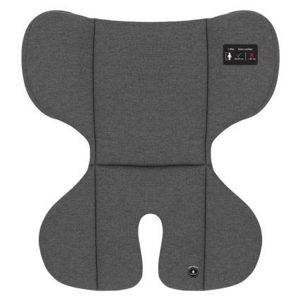 Lionelo - Käännettävä turvaistuin jalustalla HARPER i-Size 76-150 cm Black Carbon