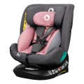 Lionelo - Kääntyvä auton turvaistuin jalustalla BASTIAAN ONE i-Size 40-150 cm Pink Rose