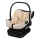 Lionelo - Kääntyvä lasten turvaistuin jalustalla ASTRID SET i-Size 40-87 cm Beige Sand