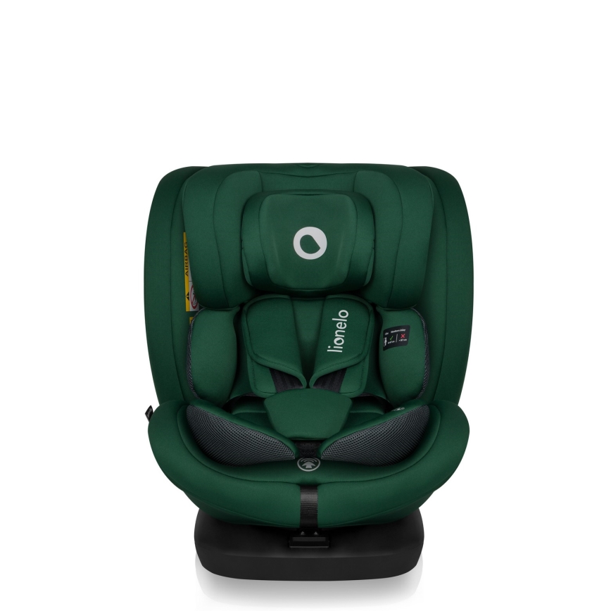 Lionelo - Kääntyvä turvaistuin jalustalla BASTIAAN i-Size 40-150 cm Green Forest