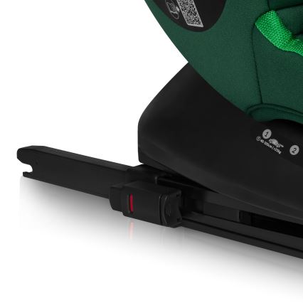 Lionelo - Kääntyvä turvaistuin jalustalla BASTIAAN i-Size 40-150 cm Green Forest