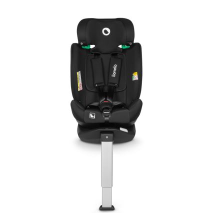 Lionelo - Kääntyvä turvaistuin jalustalla BRAAM i-Size 40-150 cm Black Carbon