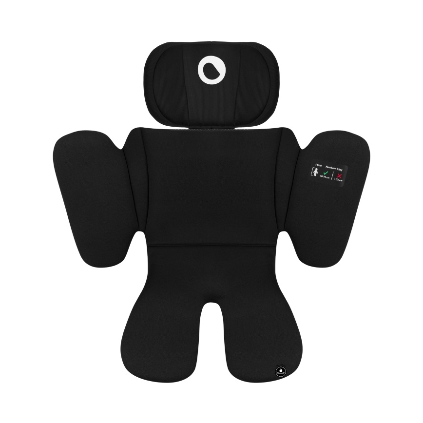 Lionelo - Kääntyvä turvaistuin jalustalla BRAVE i-Size 40-150 cm Black Carbon