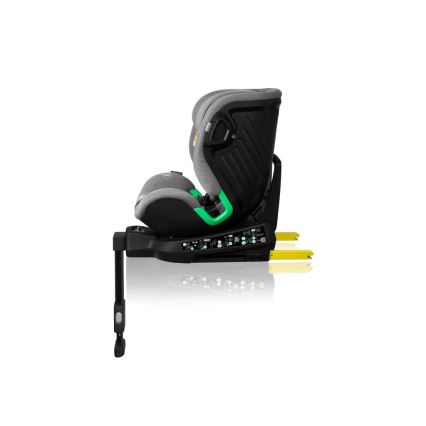 Lionelo - Kääntyvä turvaistuin jalustalla HARMONY i-Size 40-150 cm harmaa