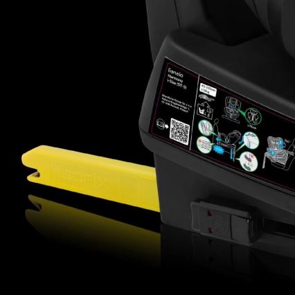 Lionelo - Kääntyvä turvaistuin jalustalla HARMONY i-Size 40-150 cm harmaa