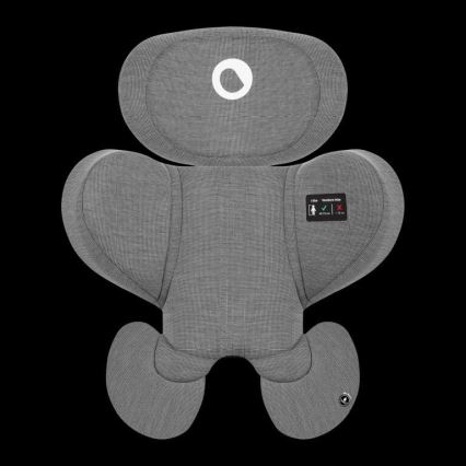 Lionelo - Kääntyvä turvaistuin jalustalla HARMONY i-Size 40-150 cm harmaa