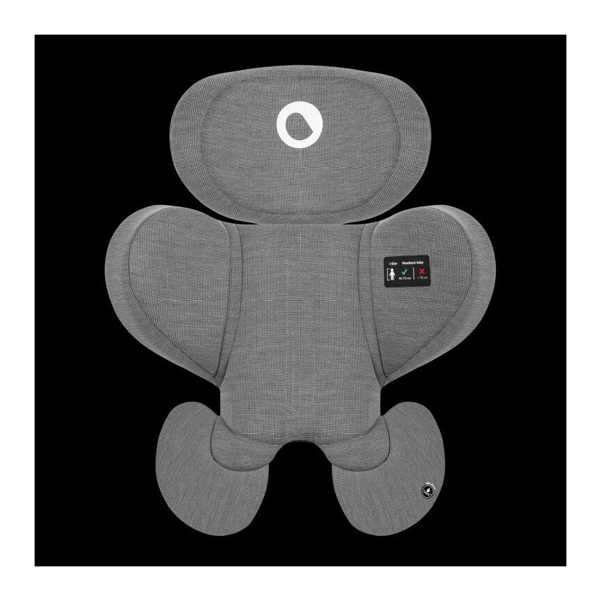 Lionelo - Kääntyvä turvaistuin jalustalla HARMONY i-Size 40-150 cm harmaa