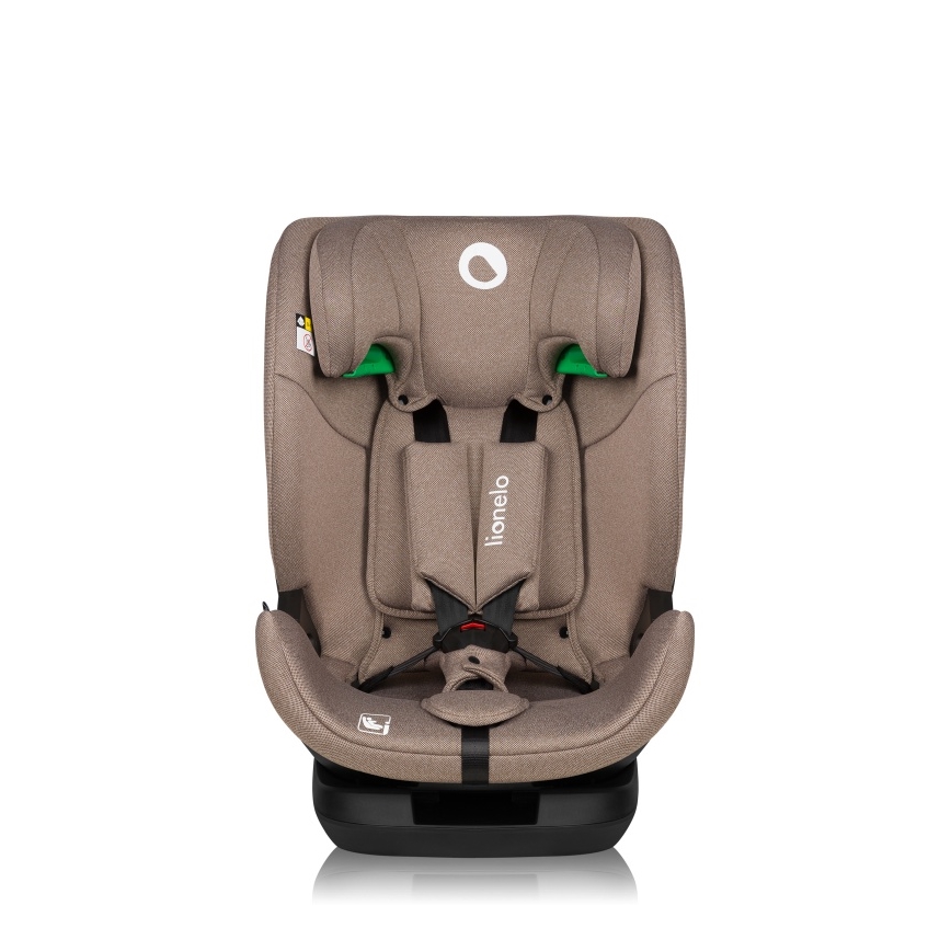 Lionelo - Kääntyvä turvaistuin jalustalla LAVENDER i-Size 76-150 cm Beige Latte