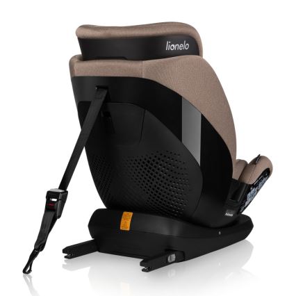 Lionelo - Kääntyvä turvaistuin jalustalla LAVENDER i-Size 76-150 cm Beige Latte