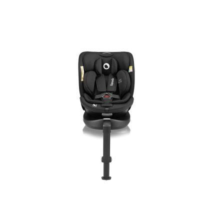 Lionelo - Kääntyvä turvaistuin jalustalla NAVY i-Size 40-150 cm musta