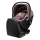 Lionelo - Kääntyvä turvaistuin jalustan kanssa MOXIE SET i-Size 40-87 cm Pink Mauve