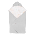 Lionelo - Kapalo turvaistuimeen TRAVEL SWADDLE 90x90 cm Harmaa Baloon
