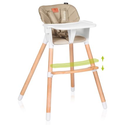 Lionelo - KOEN 2-in-1 lasten syöttötuoli, beige (sand)