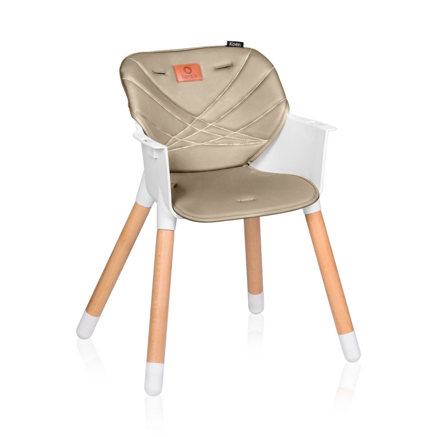 Lionelo - KOEN 2-in-1 lasten syöttötuoli, beige (sand)