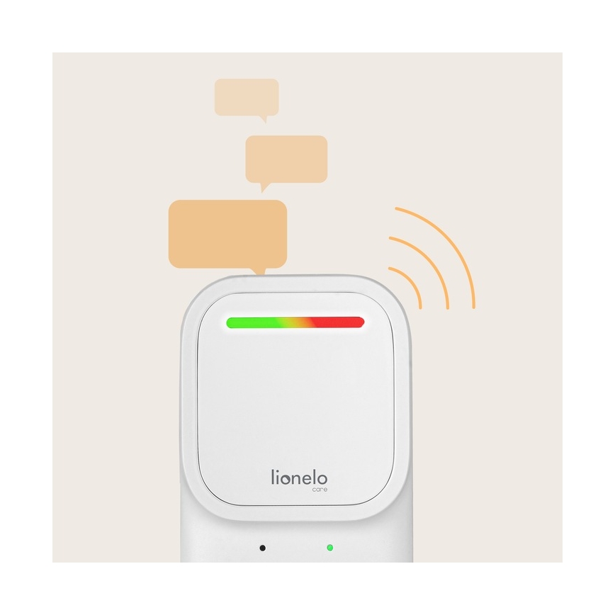 Lionelo - Langaton ladattava vauvan äänimonitori BABYLINE 2.2 5V