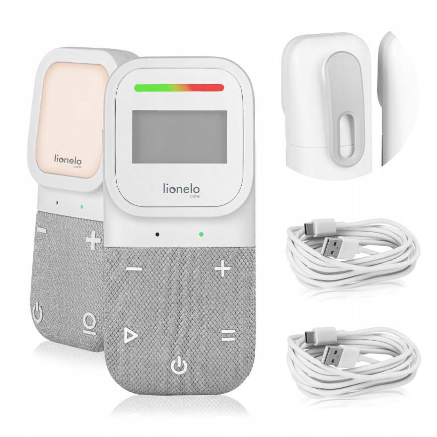 Lionelo - Langattomasti ladattava vauvan äänimonitori BABYLINE 2.3 5V