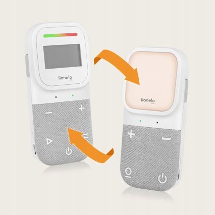 Lionelo - Langattomasti ladattava vauvan äänimonitori BABYLINE 2.3 5V