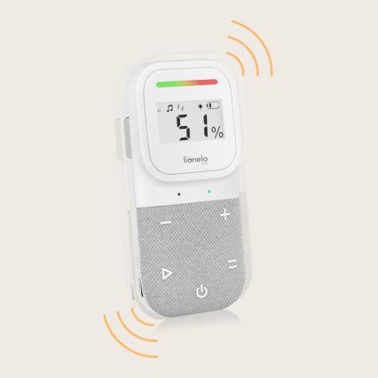Lionelo - Langattomasti ladattava vauvan äänimonitori BABYLINE 2.3 5V