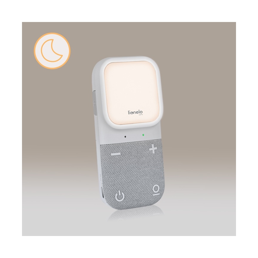 Lionelo - Langattomasti ladattava vauvan äänimonitori BABYLINE 2.3 5V
