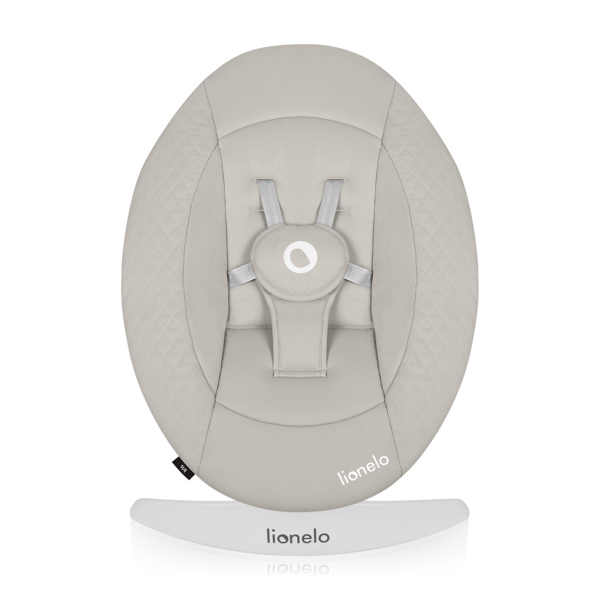 Lionelo - Lasten keinu IRIS melodialla, 4xAA, Beige Sand