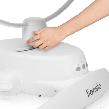 Lionelo - Lasten keinu melodialla IRIS 4xAA Beige Sand