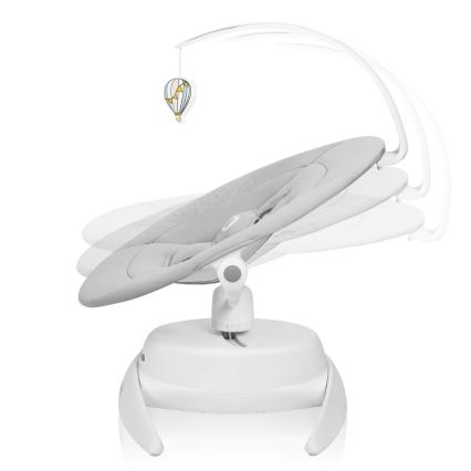 Lionelo - Lasten keinu melodialla IRIS Grey Concrete