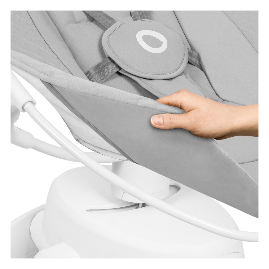 Lionelo - Lasten keinu melodialla IRIS Grey Concrete