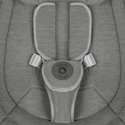 Lionelo - Lasten keinu musiikilla BLOSSOM Harmaa Betoni + kaukosäädin