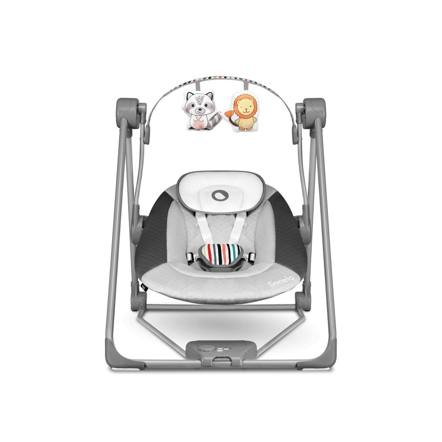 Lionelo - Lasten keinu OTTO 4xLR14 Cozy Grey