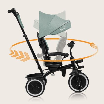 Lionelo - Lasten kolmipyörä BERRY Green Forest