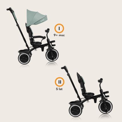 Lionelo - Lasten kolmipyörä BERRY Green Forest