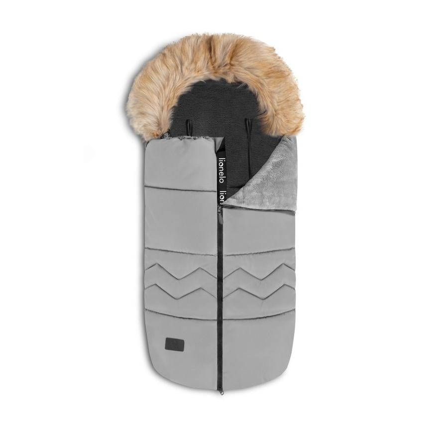 Lionelo - Lasten lämpöpussi FRODE, harmaa kyyhkynen