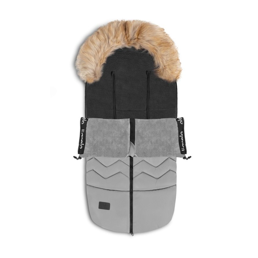 Lionelo - Lasten lämpöpussi FRODE, harmaa kyyhkynen