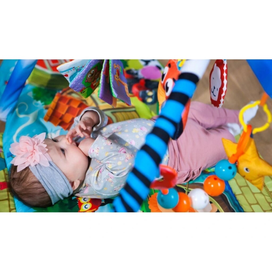 Lionelo - Lasten leikkimatto talolla AGNES PLUS