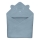 Lionelo - Lasten musselinen huppupyyhe Grey Sky