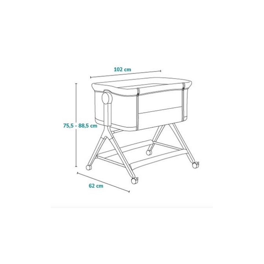 Lionelo - Lasten pinnasänky 3-in-1 LEONIE PLUS beige